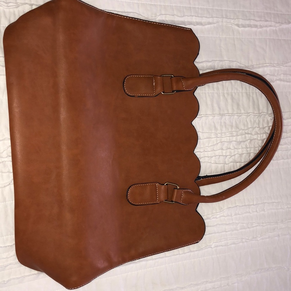 Camel colored purse